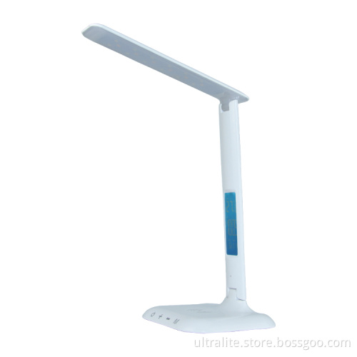 High Quality 5 Brightness Eye Caring Timer Dimmable Bedside Desk Light Wireless Charger Lamp